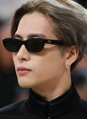 美式猫眼防紫外线男女小框墨镜潮