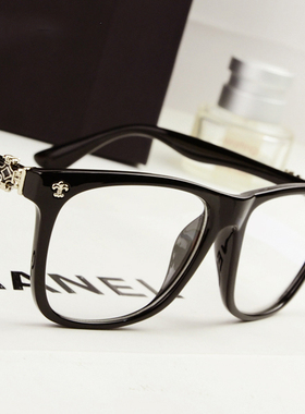 复古粗框平光薛之谦同款眼镜防辐射眼镜男女潮可配近视眼镜框架