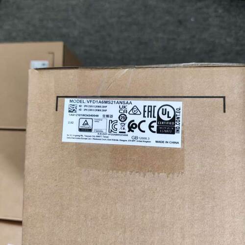 议价VFD1A6MS21ANSAA 台达变频器 三相230V 0.2KW工控配件维修