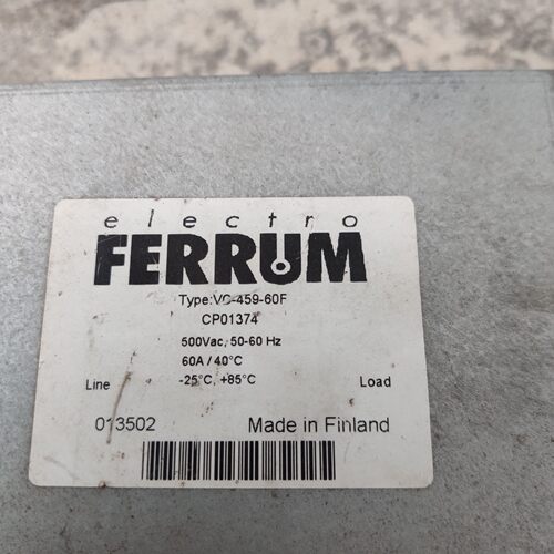 议价VC-459-60F FERRUM 高压电源 500Vac 60A工业电源维修