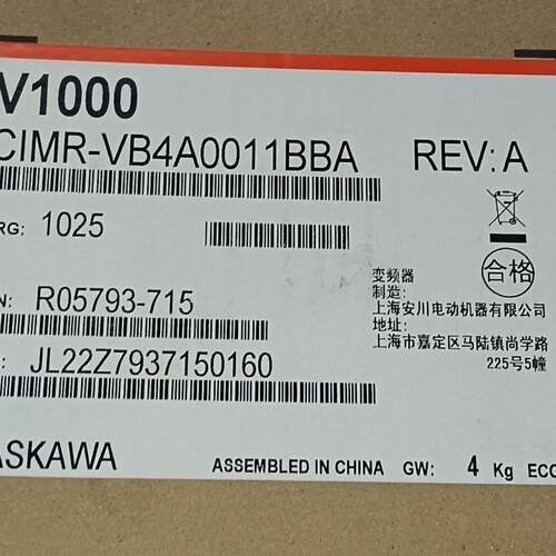 议价CIMR-VB4A0011BBA 变频器 安川V1000 工控调速装置维修