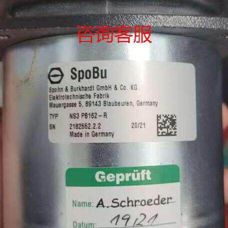 议价NS3 PB162-R 伺服电机 SpoBu 工业工控自动化设备配件维修