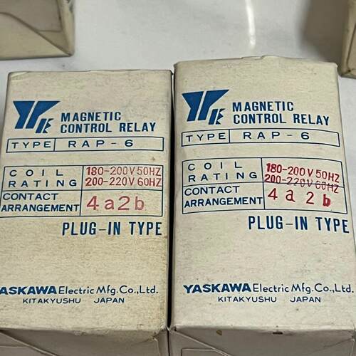 议价RAP-6 磁性控制继电器 插入式4a2b 安川工控配件维修