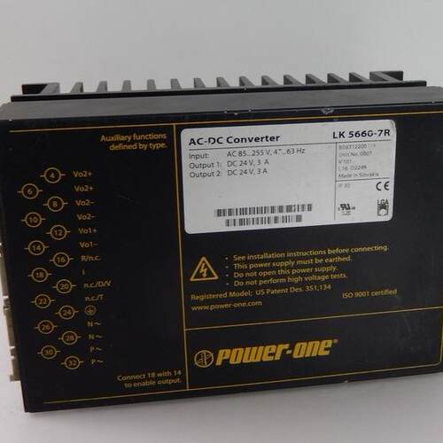 议价LK 566G-7R AC-DC转换电源 广电压AC85-255V双DC24V输维修