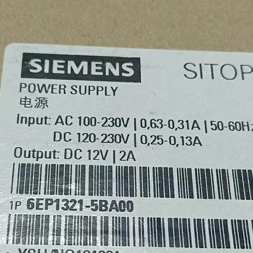 议价6EP1321-5BA00 工业电源 DC12V 2A 宽压输入工控配件维修
