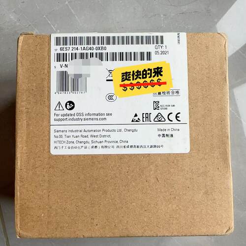 议价6ES7 214-1AG40-0XB0 PLC CPU模块 1200系列可编程控制器维修