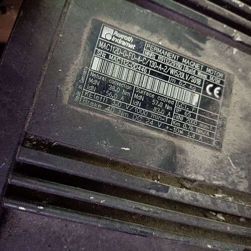 议价MAC112D-0-FD-4-C/130-A-2/WI520LV/S018 力士乐伺服电机维修