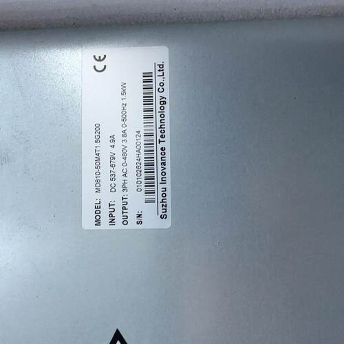 议价MD810-50M4T1.5G200 汇川变频器 1.5KW 工控自动化配件维修
