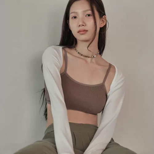 韩版瑜伽披肩外搭罩衫女春夏秋长袖短款显瘦百搭瑜伽开衫小坎肩