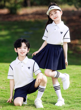 小学生POLO衫合唱演出毕业班服