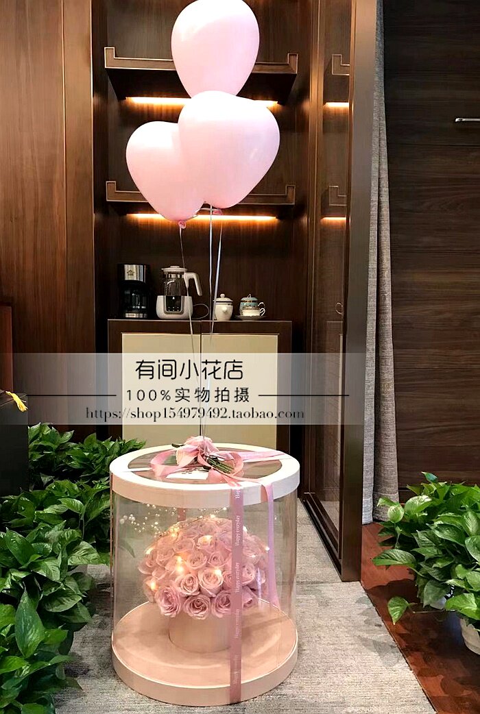520花订花玫瑰花束抱抱桶鲜花深圳送花速递同城配送礼盒女友闺蜜