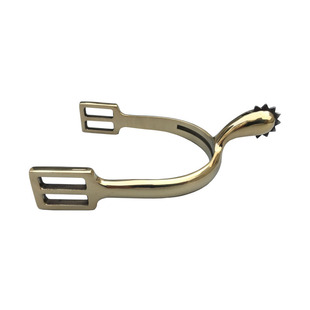 英式黄铜马刺齿轮刺激安抚马 骑士装备 马术用品3.5cm