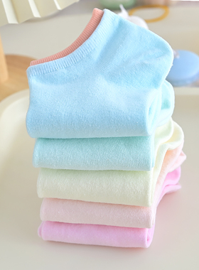 袜子女短袜浅口棉袜可爱日系夏季薄款低帮袜韩国白色简约ins船袜