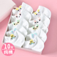 薄款 10双装 卡通可爱女短袜棉袜韩国浅口学生袜白色袜子女低帮夏季