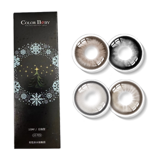 colorbaby日抛美瞳10片装隐形近视眼镜女自然混血14.2mm正品官网