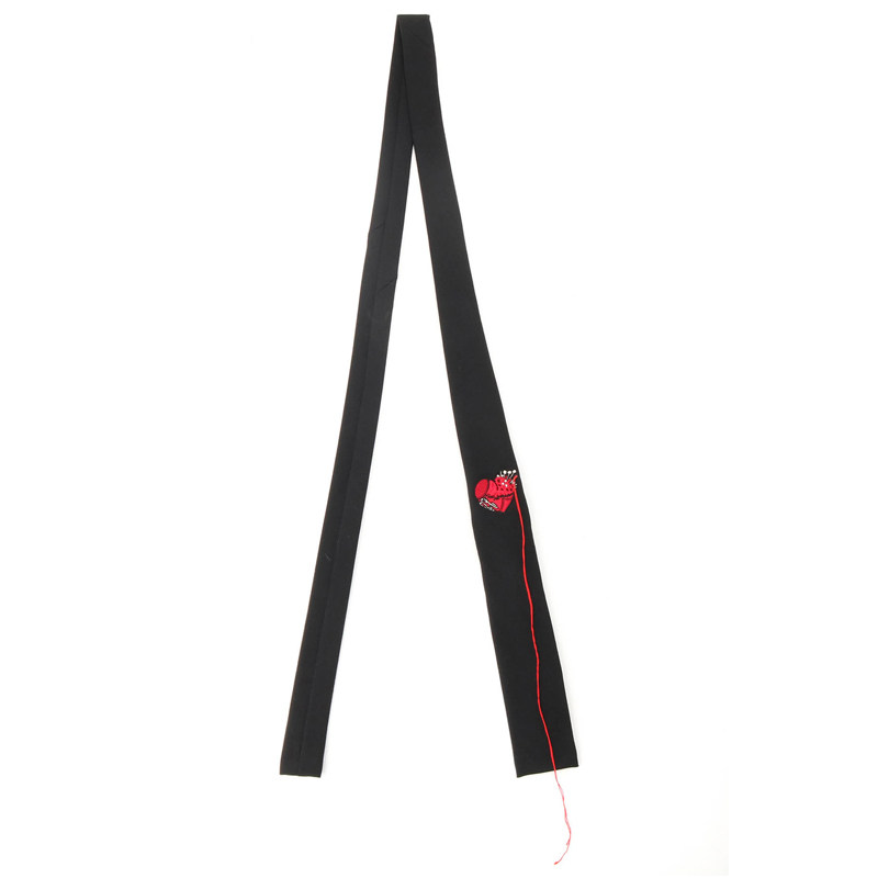 BLACKXPOET 爱心领带心形刺绣情侣款男女同款配饰搭配