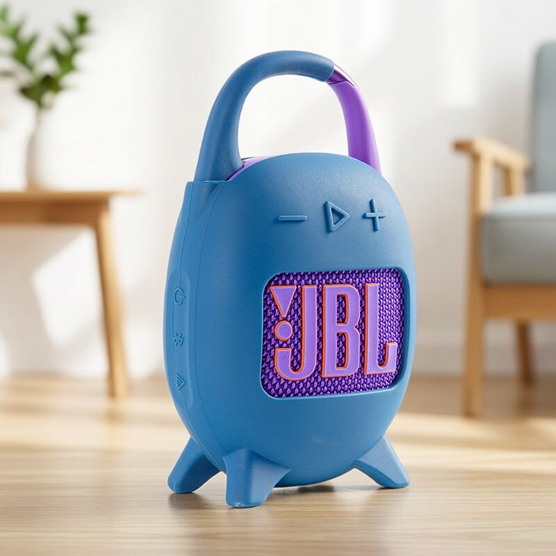 适用于JBL CLIP5 无线音乐盒硅胶保护套CLIP5蓝牙音箱便携防震包