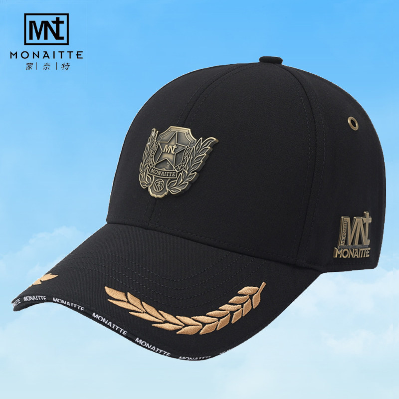 高品质帽子男款春秋新款防晒遮阳麦穗鸭舌帽户外运动时尚棒球帽女