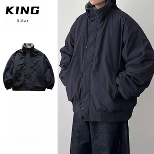 25AW冬季 加绒加厚夹克棉服男女休闲百搭情侣保暖外套 日系复古工装