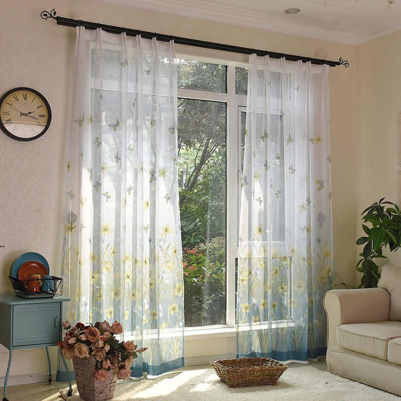 Rhyme flow Window gauze curtain Window screening cloth American Pastoral Bedroom Living Windows balcony Window screening Shalianin the Home Fabric , Curtains and curtain accessories , Custom curtains  category - from Buy2taobao.com to provide professional Taobao agent buy service