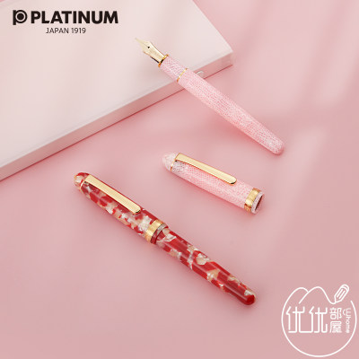 日本PLATINUM白金3776钢笔赛璐璐