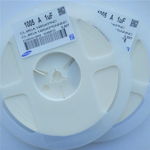 贴片电容 X7R 10% 25V 0402 105K 1UF 整盘10K装