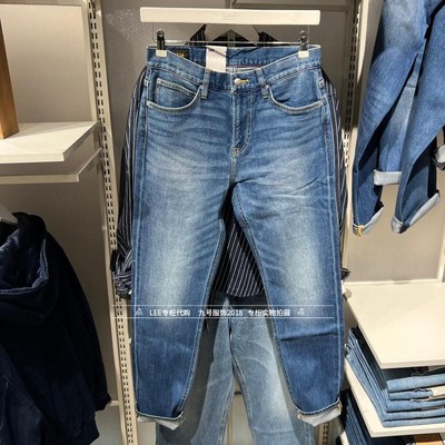 Lee拉链男士青春流行牛仔裤