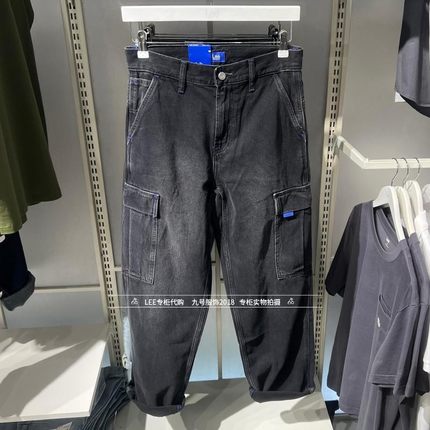 Lee正品2025款男士761宽松阔腿工装牛仔裤LMB256761207704-A09199