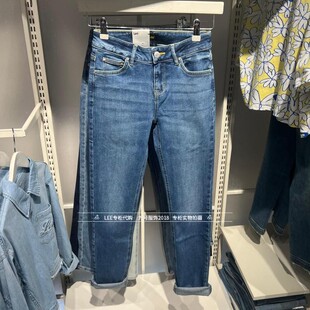 LWB256405209121 女士405美颜小直筒牛仔裤 A09007 2025秋款 Lee正品