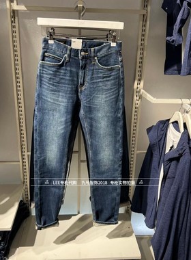Lee正品2025冬款男士绒709修身小脚牛仔裤LMB256709203488-A09221