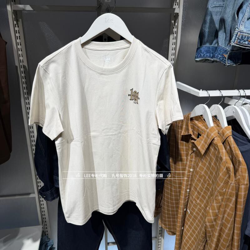 Lee正品2026新款男士圆领101+印花短袖T恤LMT012632211000-A09721