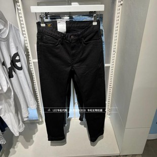 商场同款 LMB100709100346 男士 小脚牛仔裤 898L00 709黑修身 Lee正品