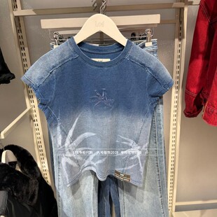 Lee正品2026新款女士时尚绣标纯棉短袖T恤LWT012569204467-A09739