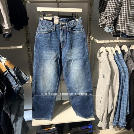 Lee正品 2025秋冬男款101+宽松直筒牛仔裤LMB011372203414-A09208