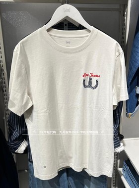 Lee正品2026春款男士时尚印花纯棉短袖T恤LMT012571211000-A09721