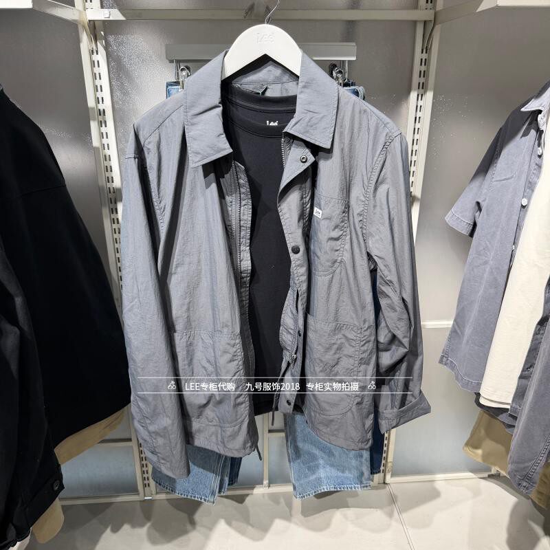 Lee正品 2026款男士精玉透凉休闲夹克外套LMT011997210945-A09728