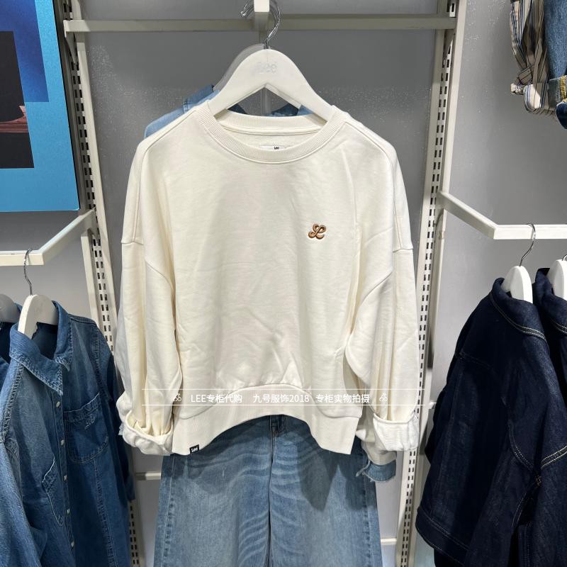 Lee常规女士棉圆领卫衣