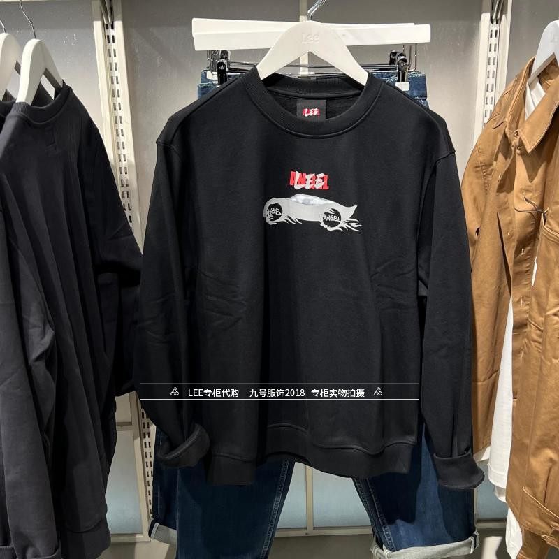 Lee正品 2025秋冬时尚印花情侣款套头卫衣LUT011282100893-K11000