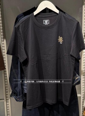 Lee正品2026新款男士101+印花纯棉短袖T恤LMT012632211000-K11000