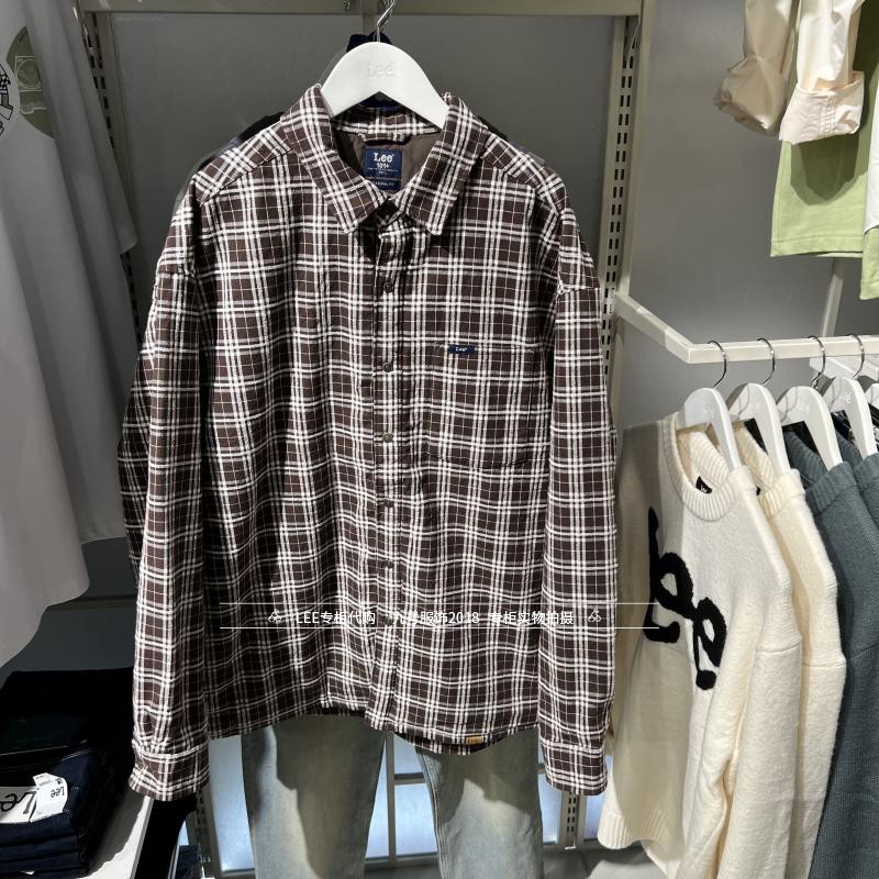 Lee翻领长袖青春流行夹棉外套