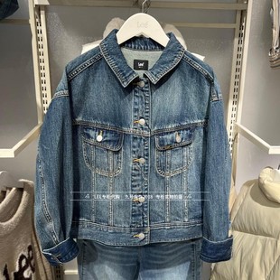 A09844 女士宽松牛仔夹克潮外套LWT012528101291 Lee正品 2026春款