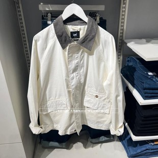 K15000 白色宽松休闲夹克外套LMT010010207690 Lee正品 2025春男士