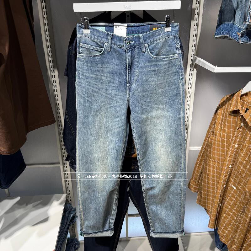 lee正品2026款男士753宽松直筒透凉牛仔裤LMB261753210888-A09915