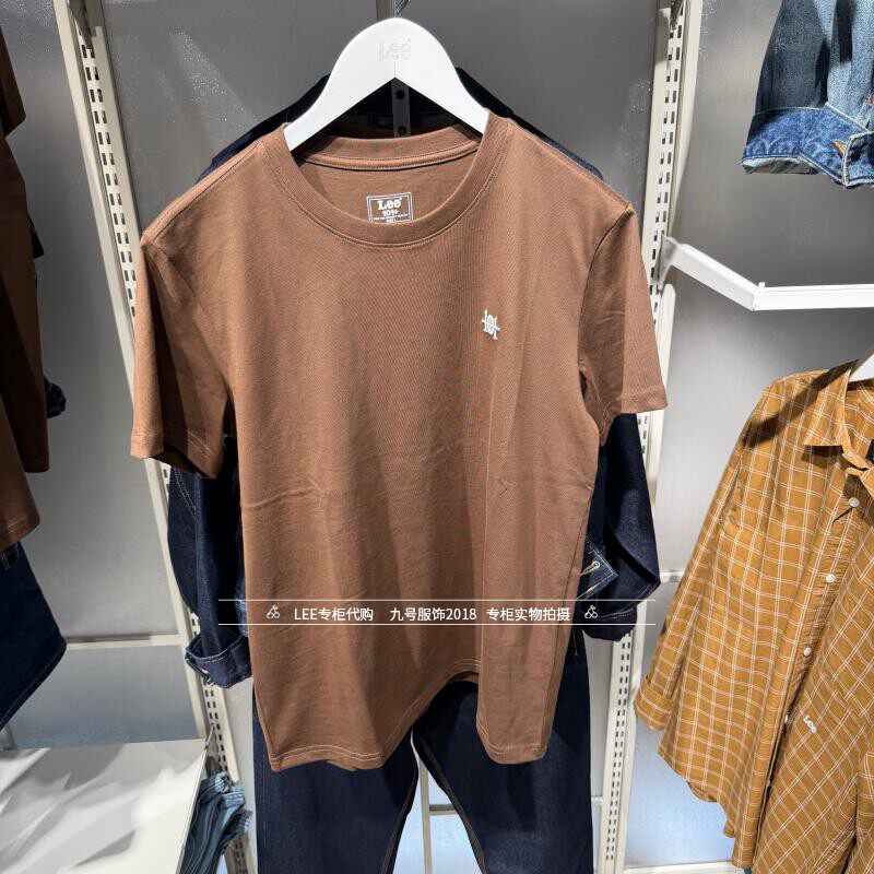 Lee正品2026新款男士101+舒适百搭短袖T恤LMT012631211000-A09727
