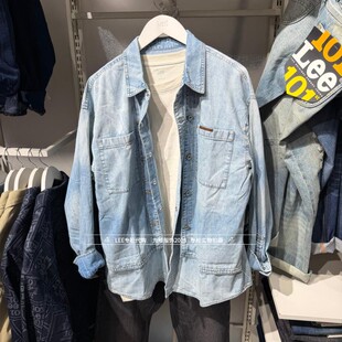 LMT0125725FQ00F Lee正品 翻领双排扣牛仔衬衫 男士 A10545 2026春款