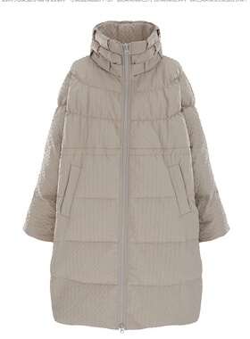 女装冬装新款中长款羽绒服女时尚外套 C4314