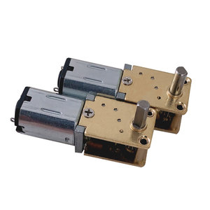 。N20减速电机卧式涡轮蜗杆微型直流小电机自锁3V达6V马功能齿轮