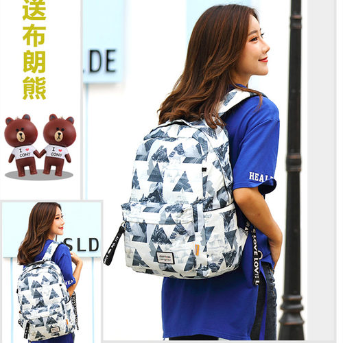 原宿大学女生背包中学