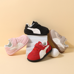 子婴幼儿运动德训板鞋 春秋季 女休闲男童宝宝小童鞋 软底学步鞋 新款