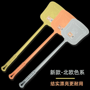 苍蝇拍家用大号加厚加长柄拍不烂熟料塑料打苍蝇蚊子灭蚊蝇拍手动